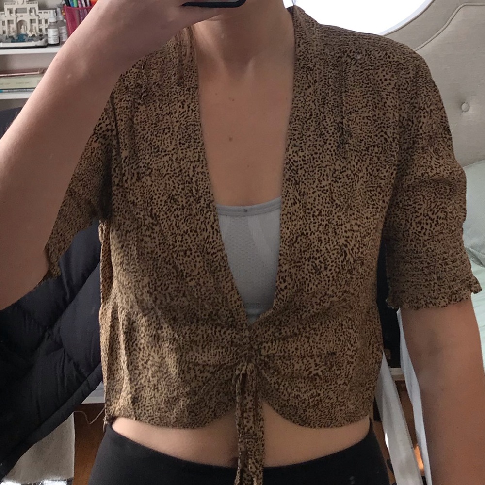 Glassons cheetah blouse